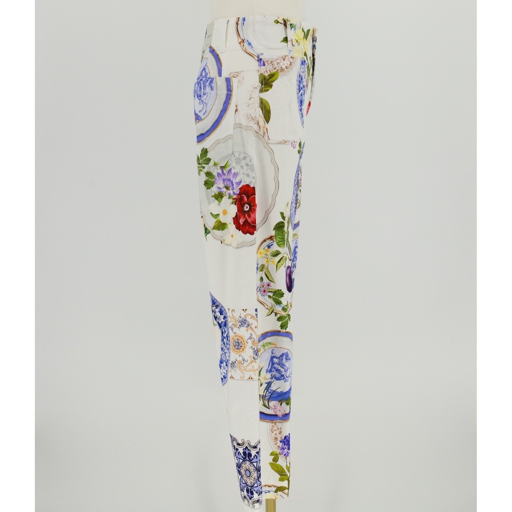 Maeve Anthropologie The Colette Crop Wide Leg Pants Size 26 Magic Fabric Artsy - Picture 2 of 10